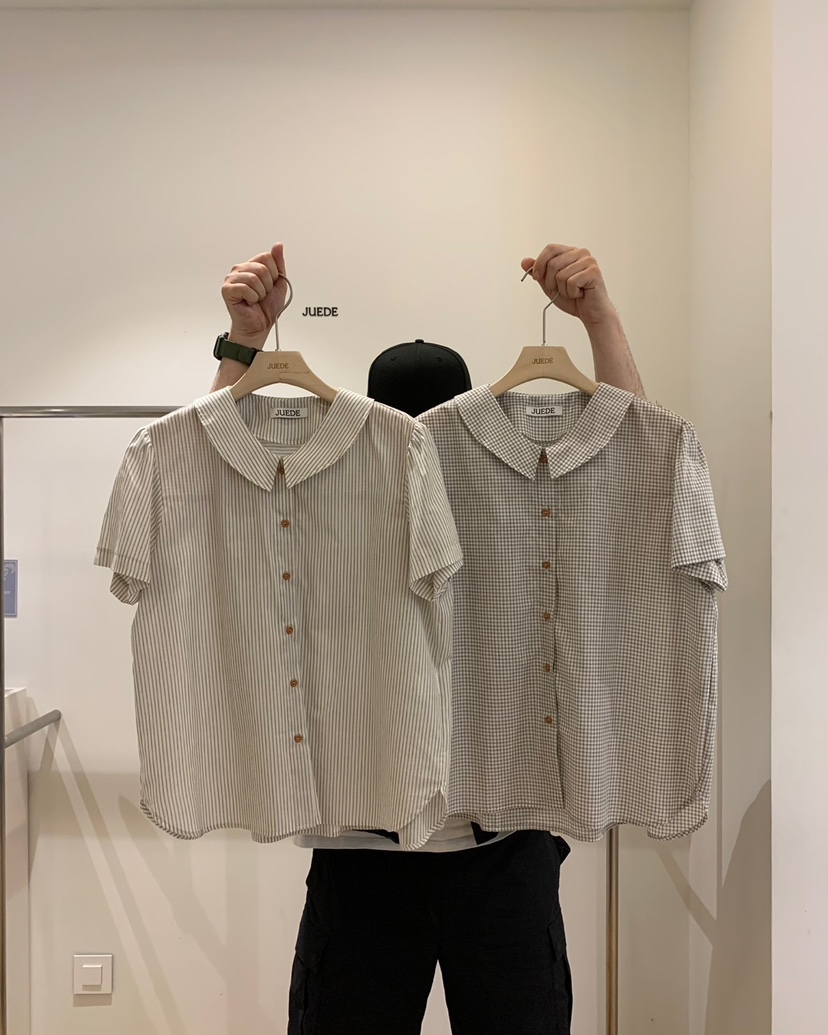 JUEDE(此品牌容易投訴)東大門㊣直郵女士新品人氣襯衫蕾絲衫JUEDE襯衫/蕾絲衫