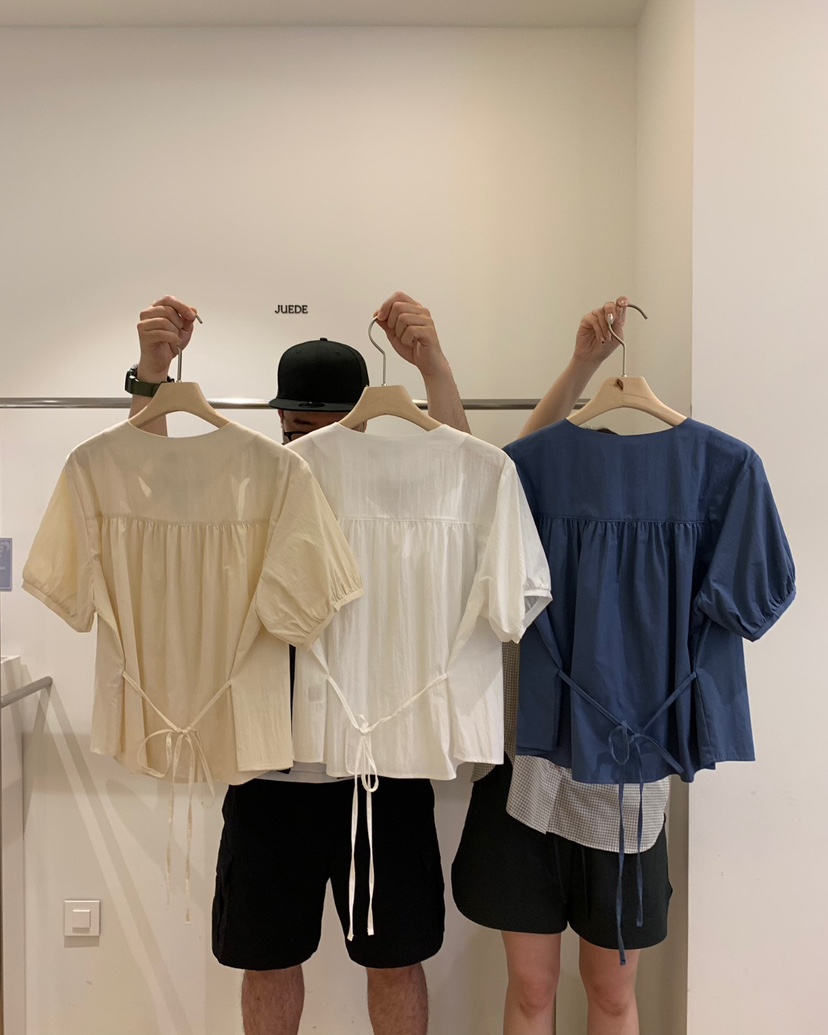 JUEDE(此品牌容易投訴)韓國代購㊣女士新款職業襯衫蕾絲衫JUEDE襯衫/蕾絲衫