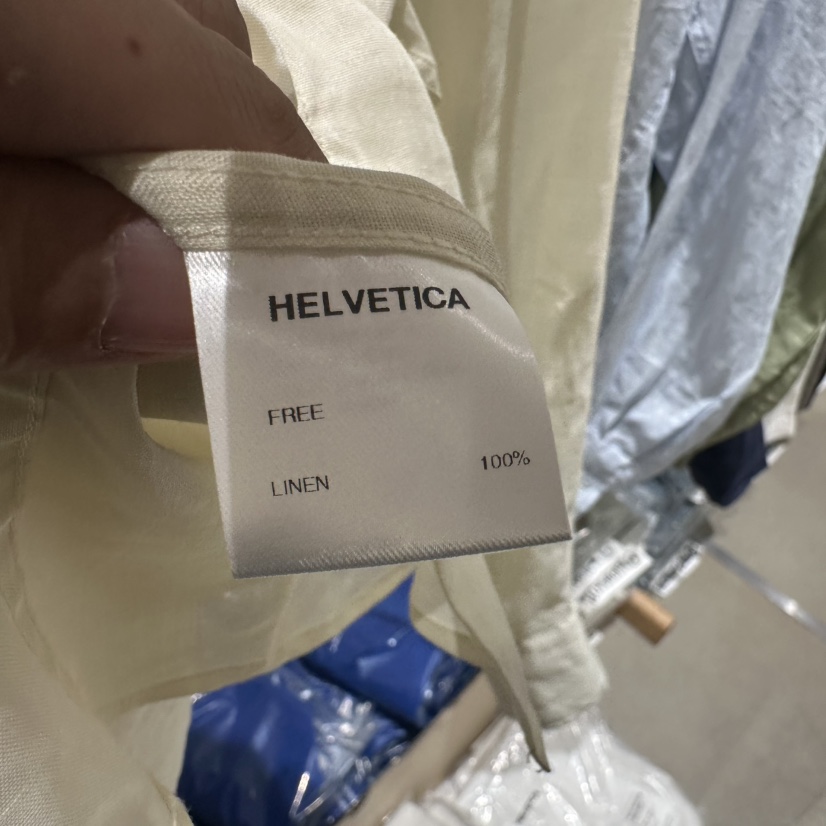 HELVETICA東大門㊣直郵女裝新品休閑人氣襯衫蕾絲衫透明亞麻HELVETICA襯衫/蕾絲衫