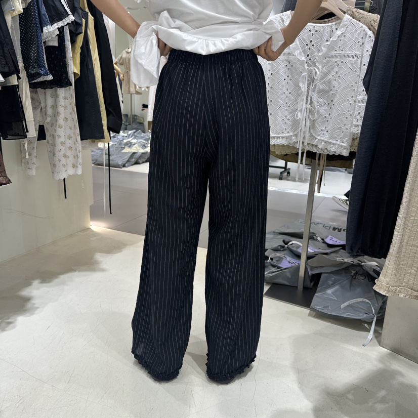 BENE東大門㊣直郵女士新品休閑真品25春夏時尚休閑褲亞麻布BENE休閑褲