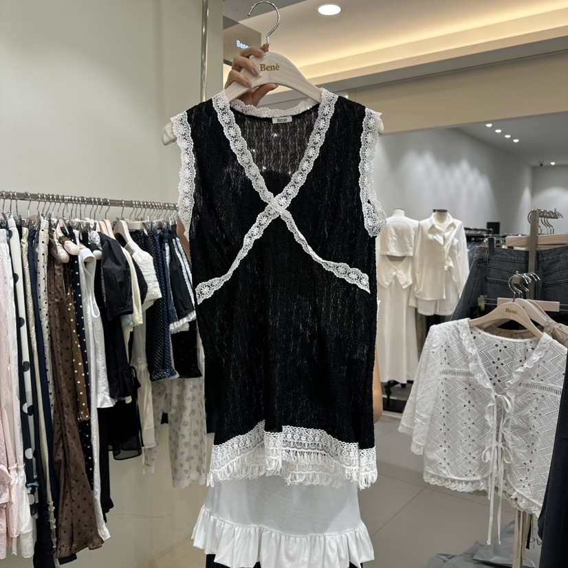 BENE東大門㊣代購女裝新款真品時尚休閑25春夏推薦吊帶背心BENE吊帶/背心圖色2