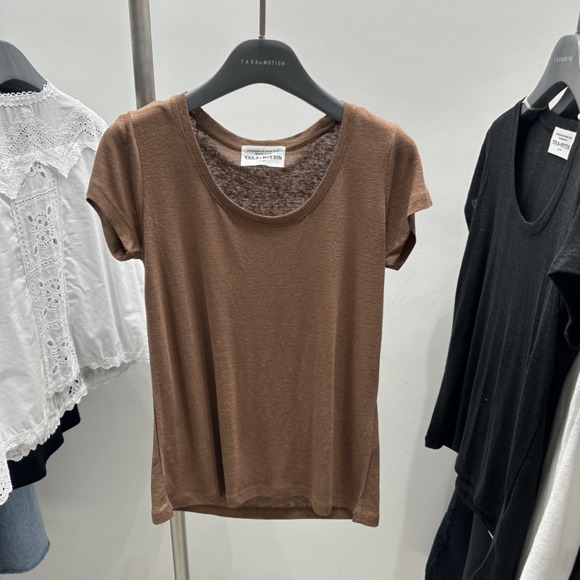 TARABY MOTION東大門㊣直郵女裝新品推薦25春夏真品職業T恤TARABY MOTIONT恤