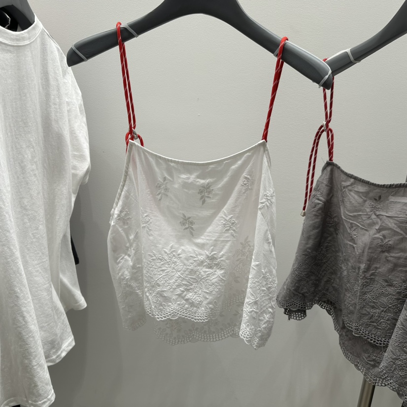TARABY MOTION韓國直郵㊣女裝新款休閑真品25春夏吊帶背心刺繡TARABY MOTION吊帶/背心