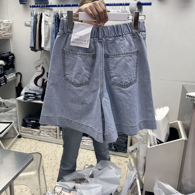 VANILLA J韓國代購㊣女士新品熱賣人氣真品推薦休閑25春夏短褲VANILLA J短褲