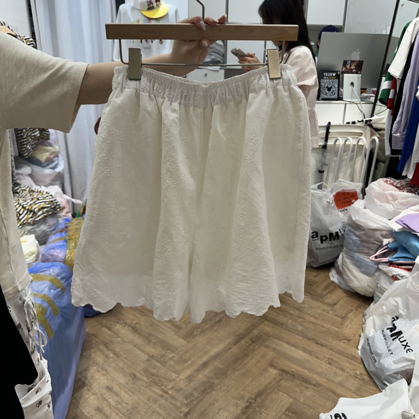 DE LINE韓國代購㊣女裝新品休閑真品25春夏熱賣推薦職業短褲DE LINE短褲