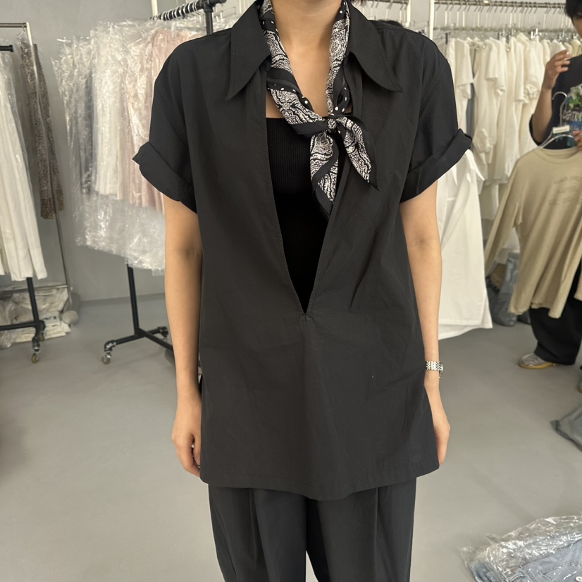 DOUBLE STANDARD/LE SMOKING/MAISONSTAFF東大門㊣實拍女士新款真品襯衫蕾絲衫MAISONSTAFF襯衫/蕾絲衫圖色2