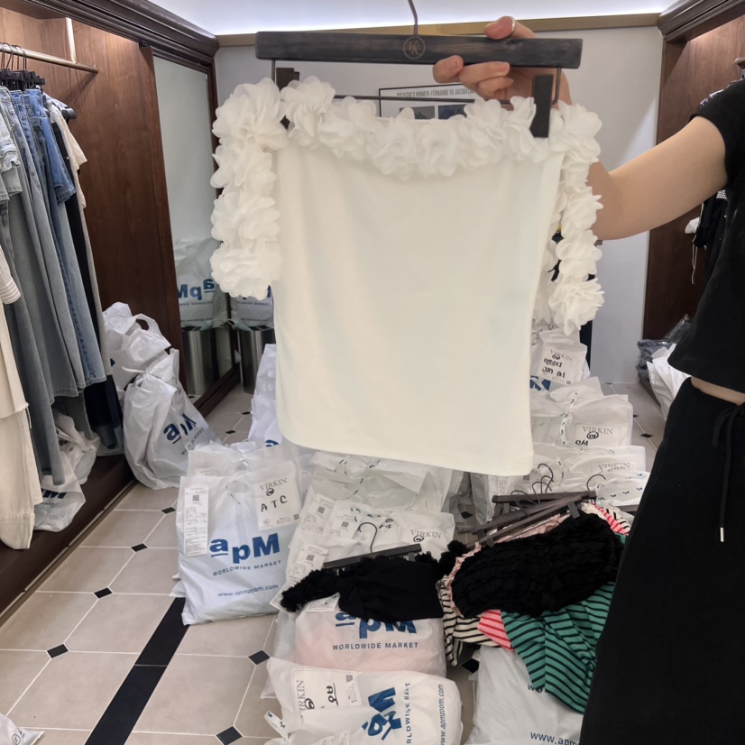 VIRKIN東大門㊣直郵女裝新品職業時尚25春夏熱賣真品吊帶背心VIRKIN吊帶/背心圖色2