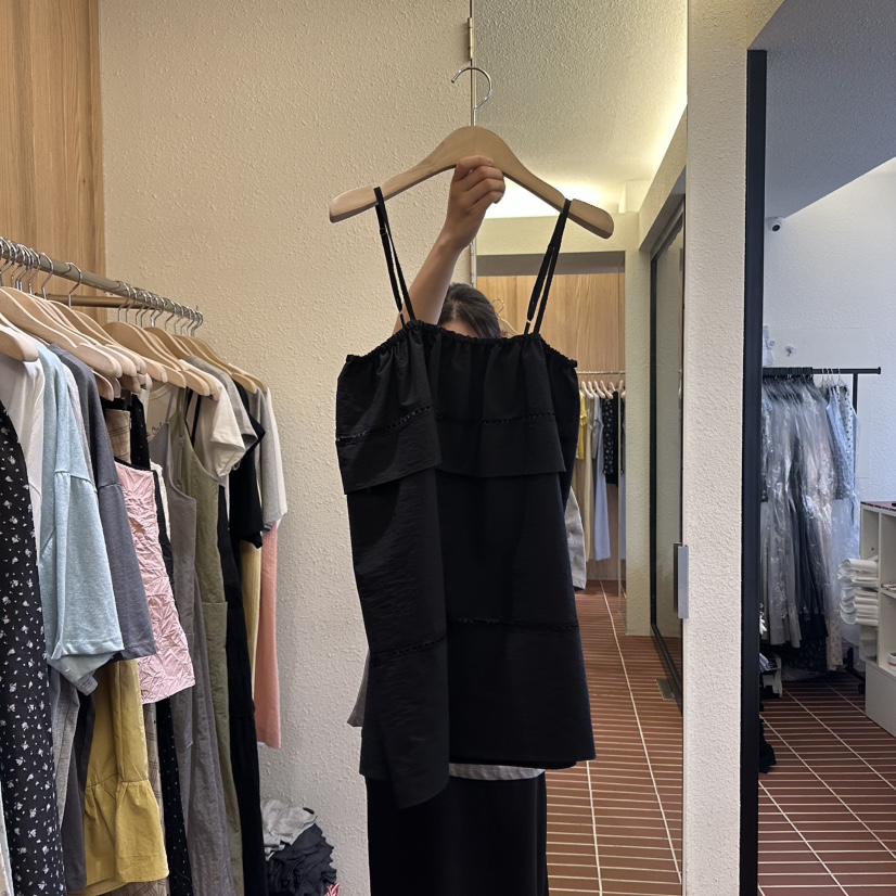 CHOI-L東大門㊣實拍女士新品推薦職業真品熱賣休閑吊帶背心CHOI吊帶/背心圖色2