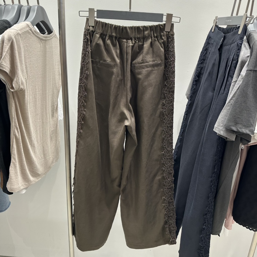 TARABY MOTION東大門㊣代購女士新品時尚休閑職業休閑褲蕾絲TARABY MOTION休閑褲
