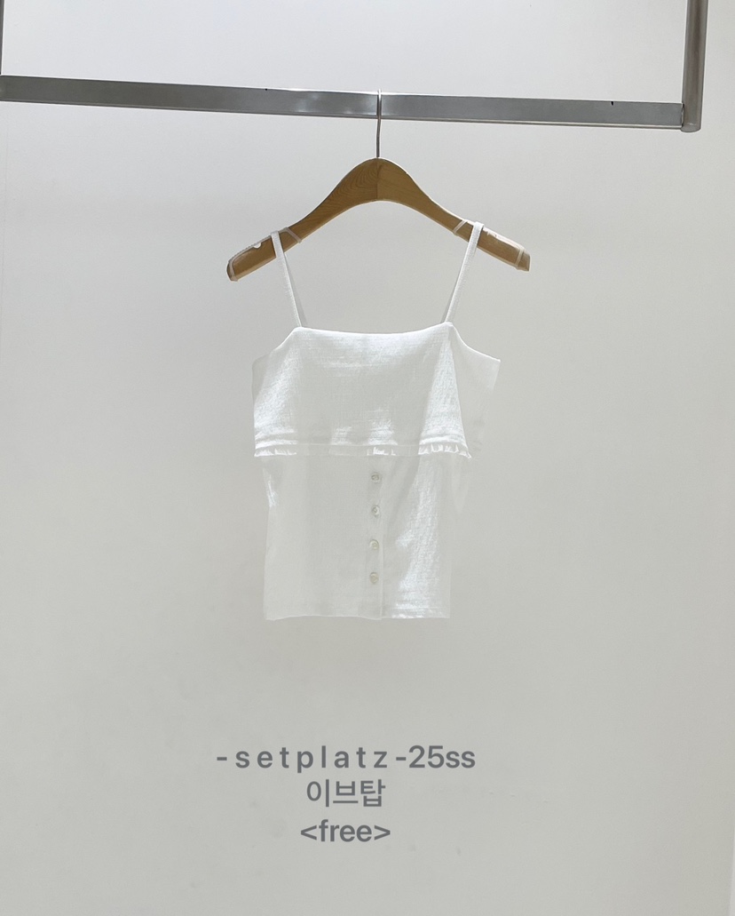 SETPLATZ韓國代購㊣女裝新款人氣25春夏熱賣推薦時尚吊帶背心PLATZCLASSIC吊帶/背心