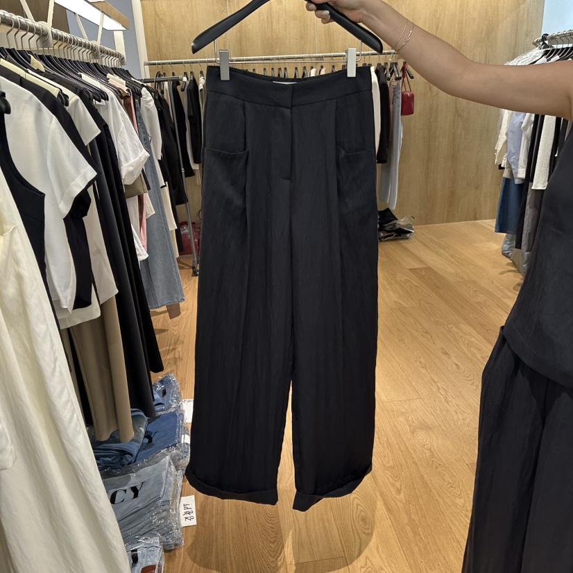 LEFANCY韓國代購㊣女裝新品25春夏推薦職業真品休閑熱賣休閑褲LEFANCY休閑褲圖色2