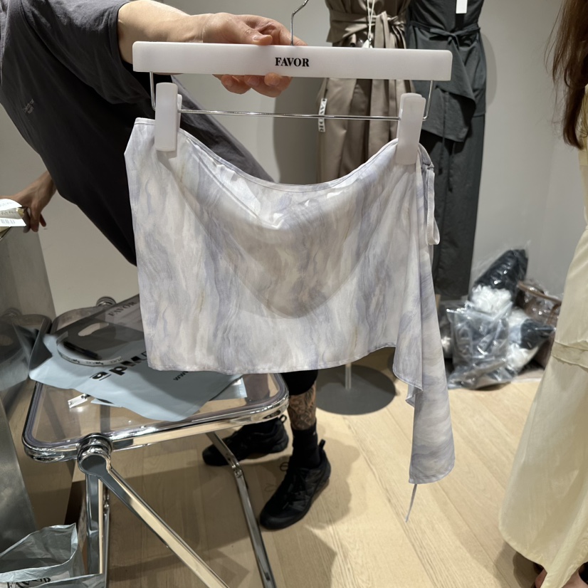 FAVOR-P韓國代購㊣女士新品時尚25春夏休閑人氣職業推薦短裙FAVOR短裙