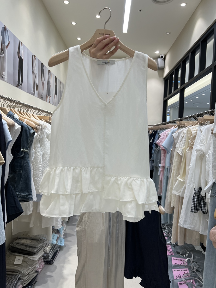 MARIE MARIE韓國代購㊣女士新品熱賣人氣休閑推薦吊帶背心MARIE MARIE吊帶/背心
