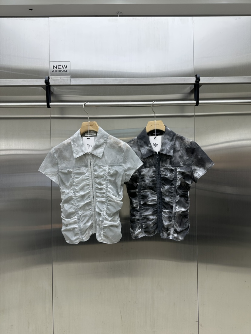MYDRESS東大門㊣直郵女裝新品時尚25春夏休閑推薦襯衫蕾絲衫MYDRESS襯衫/蕾絲衫