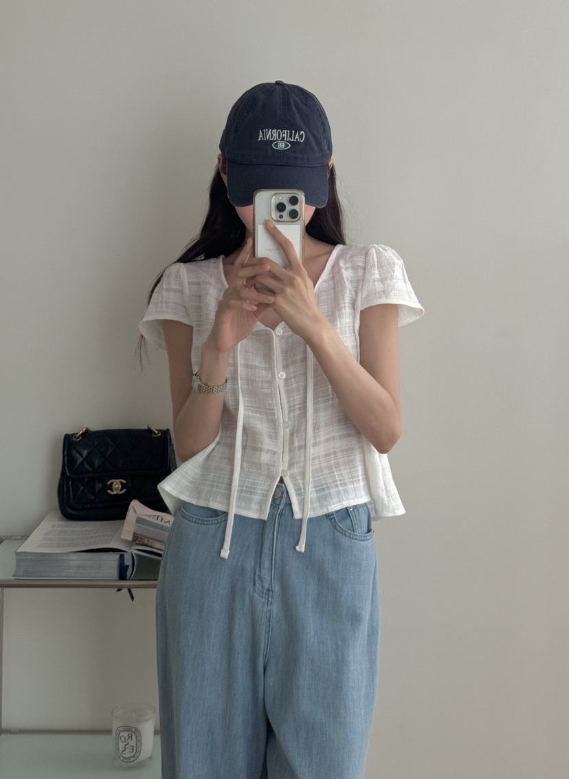 TIZZI韓國代購㊣女士新款推薦人氣25春夏熱賣休閑襯衫蕾絲衫TIZZI襯衫/蕾絲衫