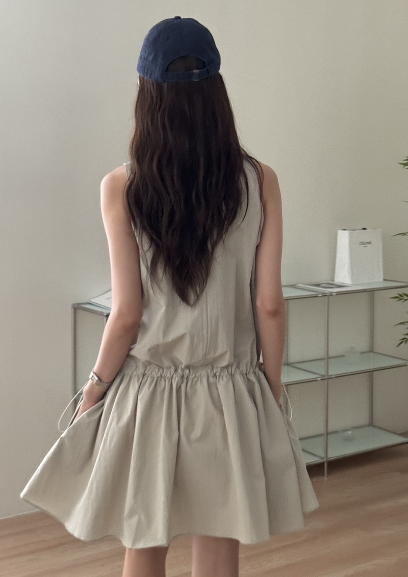 TIZZI韓國代購㊣女裝新品人氣休閑推薦真品25春夏熱賣連衣裙TIZZI連衣裙