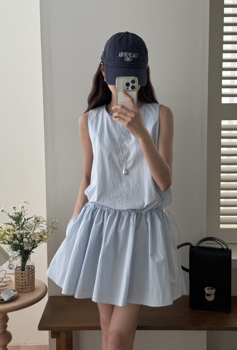 TIZZI韓國代購㊣女裝新品人氣休閑推薦真品25春夏熱賣連衣裙TIZZI連衣裙