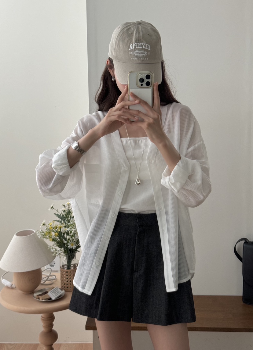 TIZZI東大門㊣實拍女裝新品推薦人氣熱賣休閑襯衫蕾絲衫奶油色TIZZI襯衫/蕾絲衫