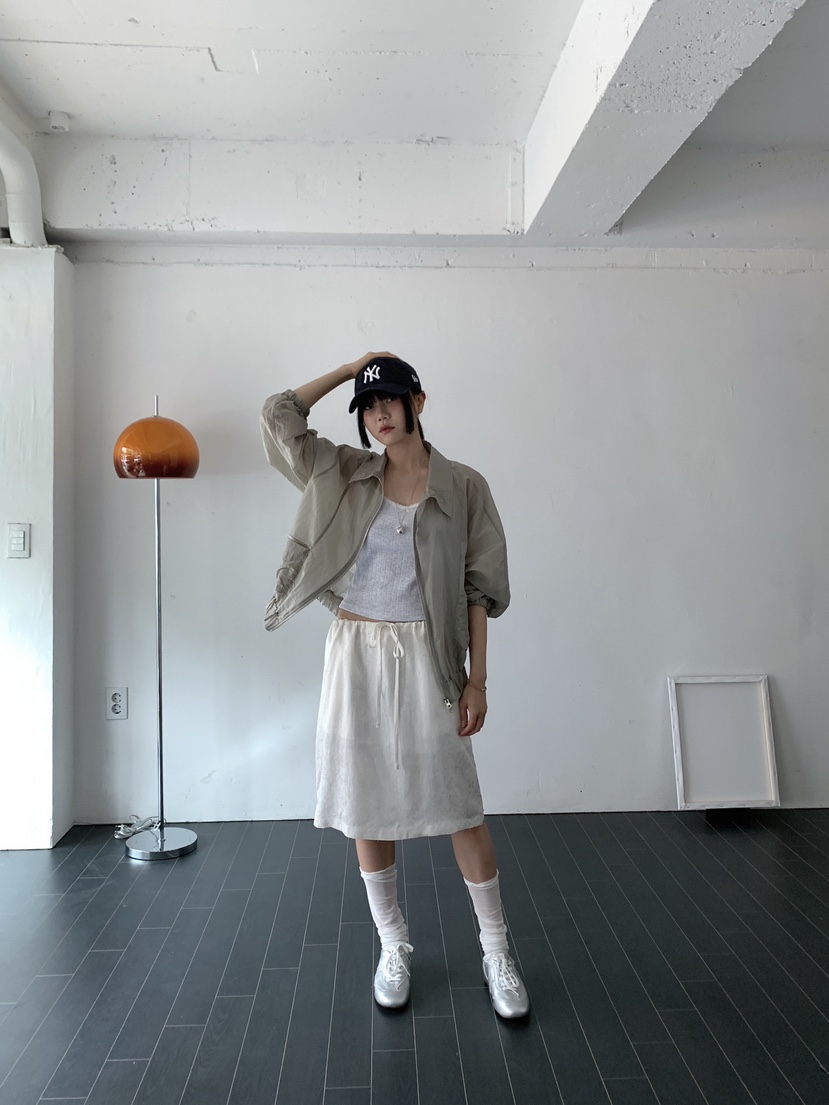 BOOMBINE東大門㊣實拍女士新品熱賣休閑25春夏半身裙中短裙BOOMBINE半身裙/中短裙