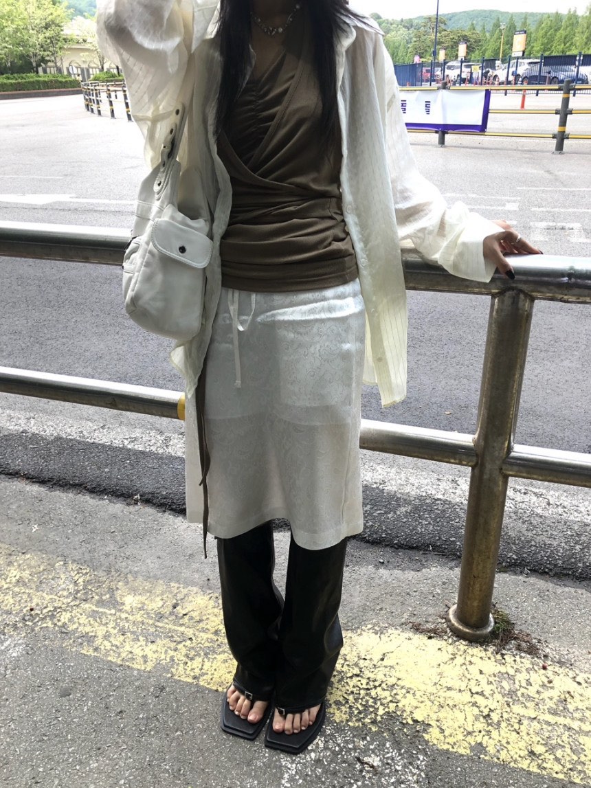 BOOMBINE東大門㊣實拍女士新品熱賣休閑25春夏半身裙中短裙BOOMBINE半身裙/中短裙