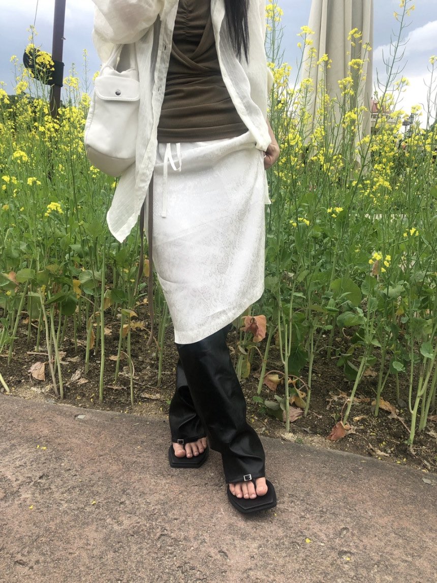 BOOMBINE東大門㊣實拍女士新品熱賣休閑25春夏半身裙中短裙BOOMBINE半身裙/中短裙