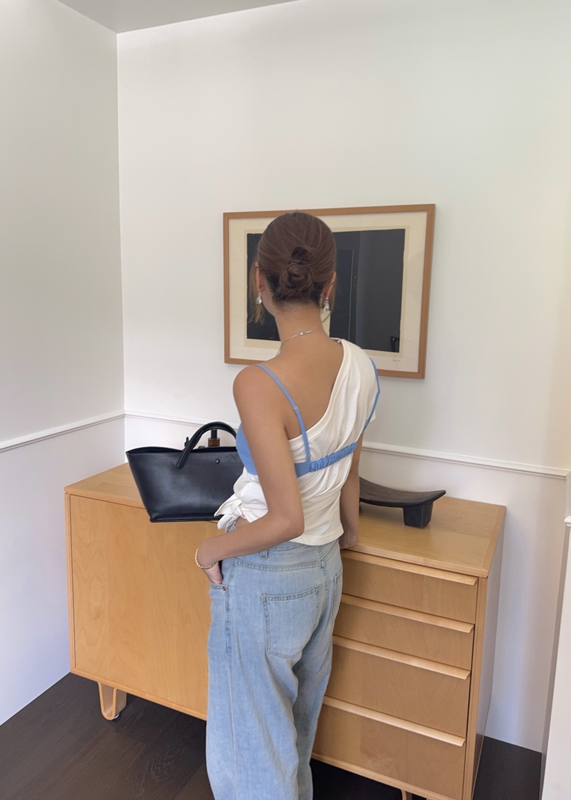 OUPPT東大門㊣實拍女士新品25春夏推薦人氣時尚職業吊帶背心OUPPT吊帶/背心
