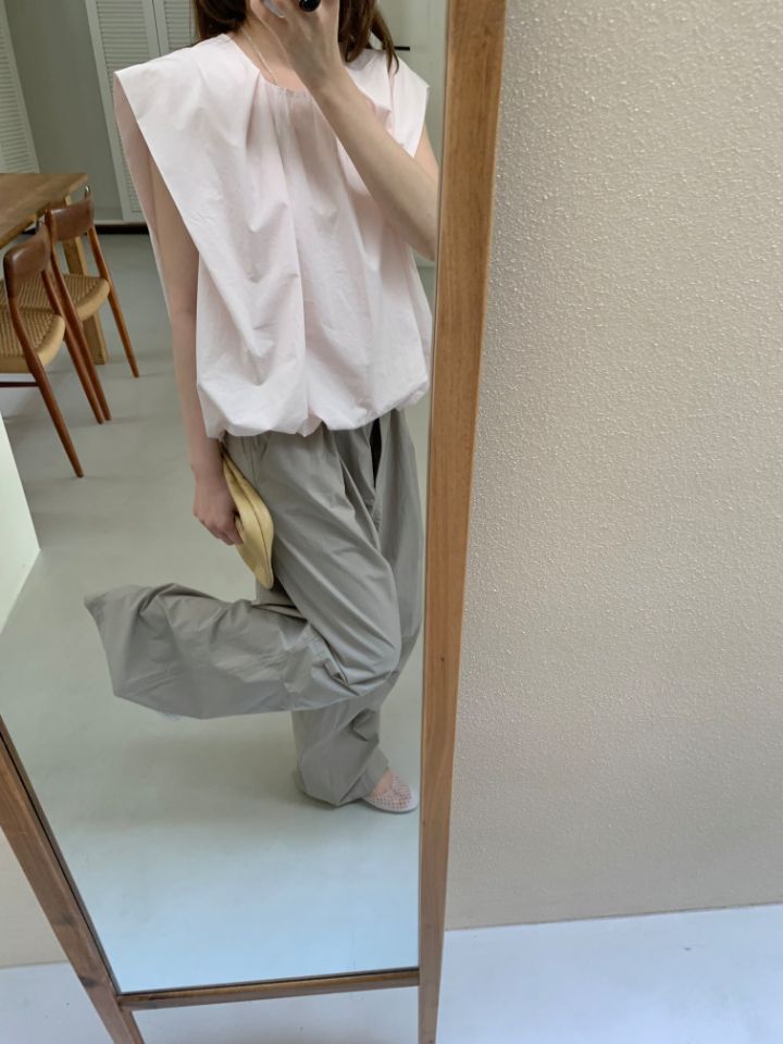 MARE韓國代購㊣女士新款人氣推薦職業休閑熱賣襯衫蕾絲衫褶皺MARE襯衫/蕾絲衫圖色3