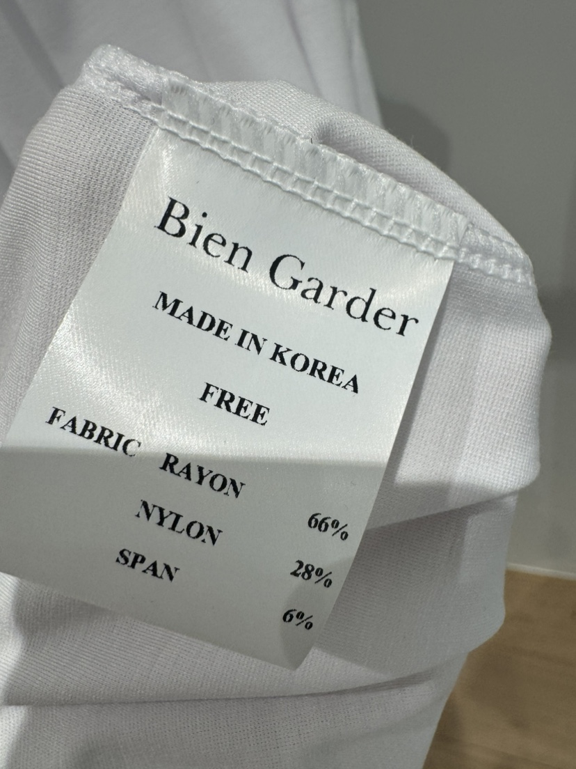 BIEN GARDER東大門㊣代購女士新款時尚人氣25春夏推薦職業T恤BIEN GARDERT恤