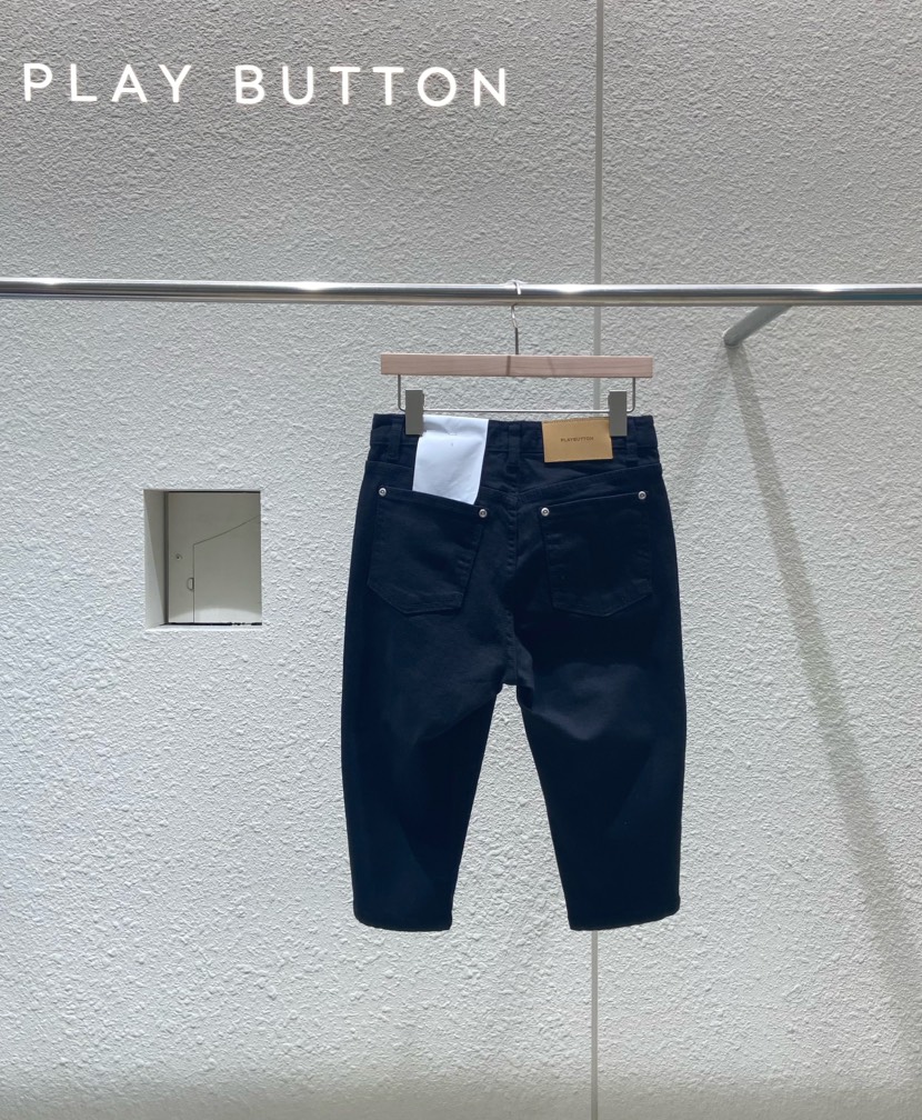 PLAYBUTTON-P東大門㊣代購女士新品25春夏真品熱賣職業短褲PLAYBUTTON短褲