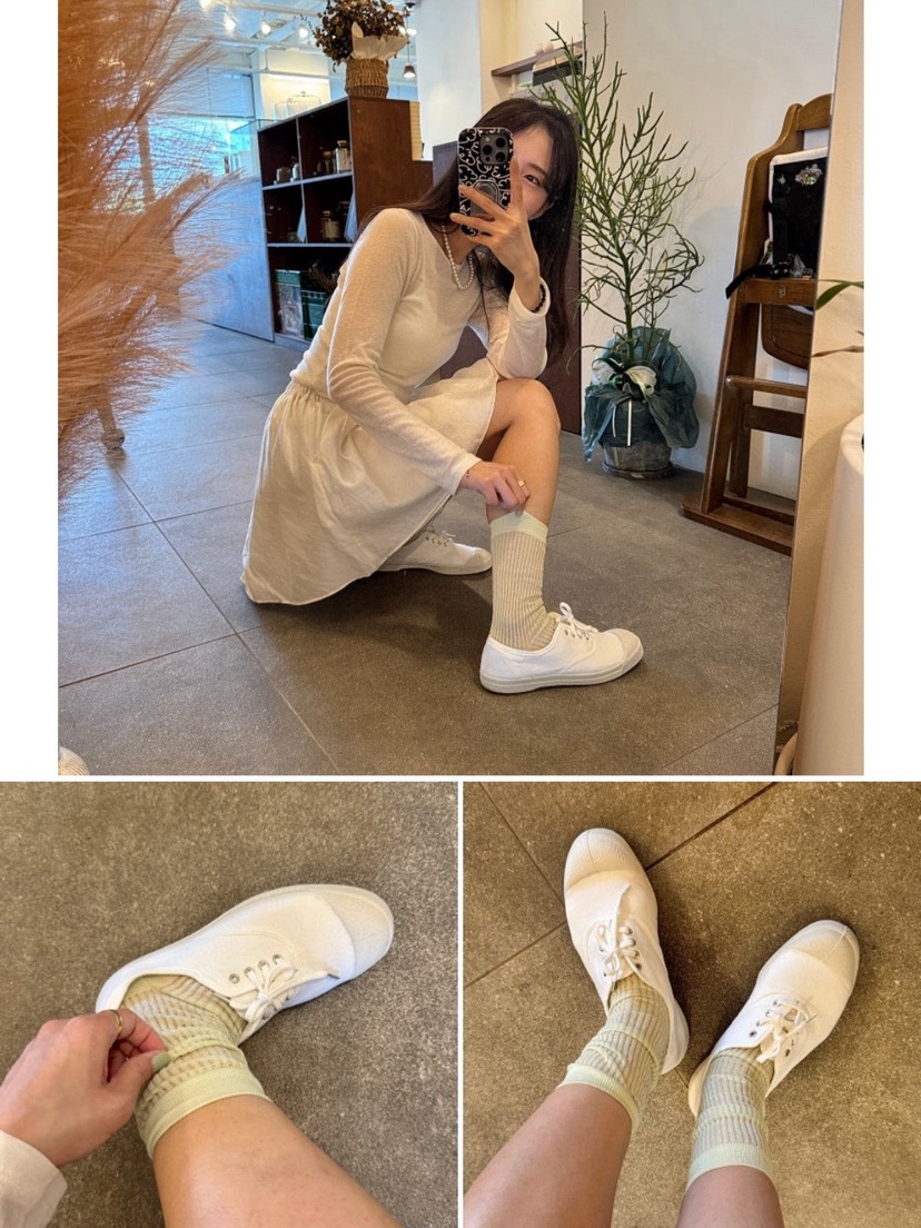 CACTUS-Q韓國直郵㊣女裝新品熱賣人氣休閑時尚真品襪子條紋CACTUS十雙起/可混搭襪子