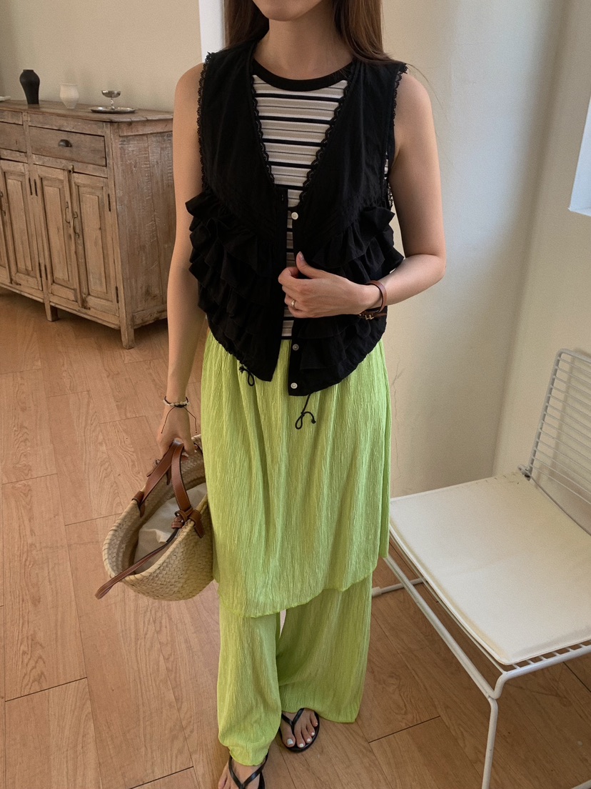 CAMEL-P東大門㊣代購女士新品25春夏裙褲百褶Came_l 家裙褲