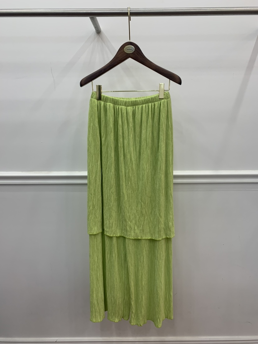 CAMEL-P東大門㊣代購女士新品25春夏裙褲百褶Came_l 家裙褲