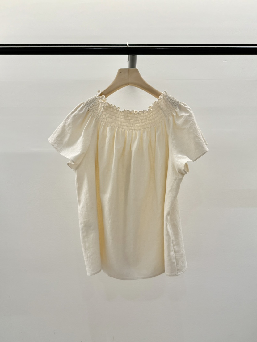 LA CREME東大門㊣直郵女裝新品時尚真品推薦25春夏襯衫蕾絲衫LA CREME襯衫/蕾絲衫