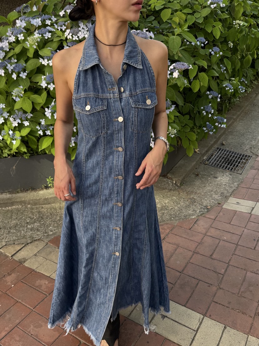 SUNDER MARKET東大門㊣實拍女士新品25春夏休閑職業連衣裙SUNDER MARKET連衣裙