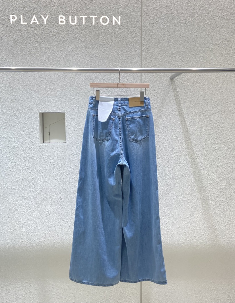 PLAYBUTTON-P東大門㊣實拍女士新品推薦職業熱賣休閑牛仔褲PLAYBUTTON牛仔褲
