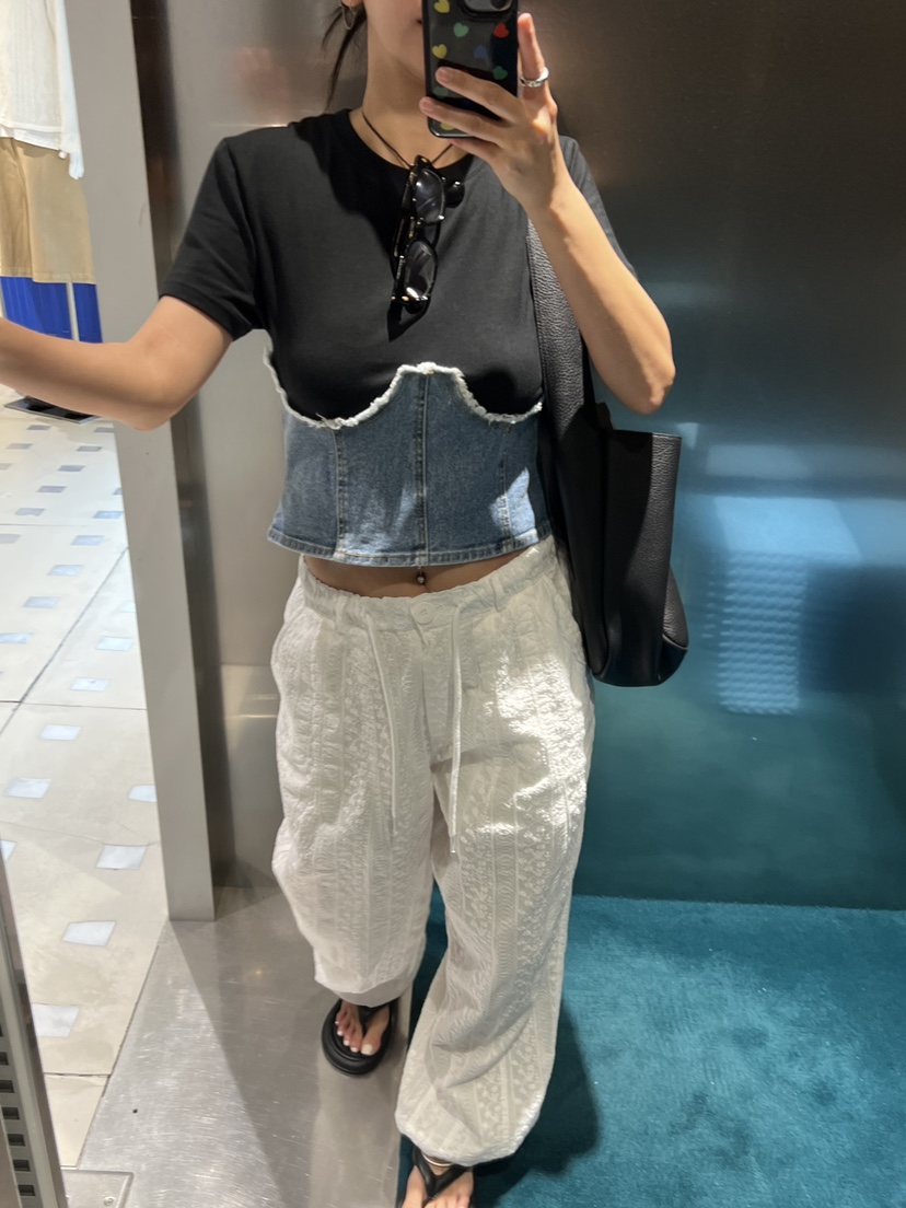 SUNDER MARKET東大門㊣實拍女士新款熱賣真品休閑人氣休閑褲SUNDER MARKET休閑褲