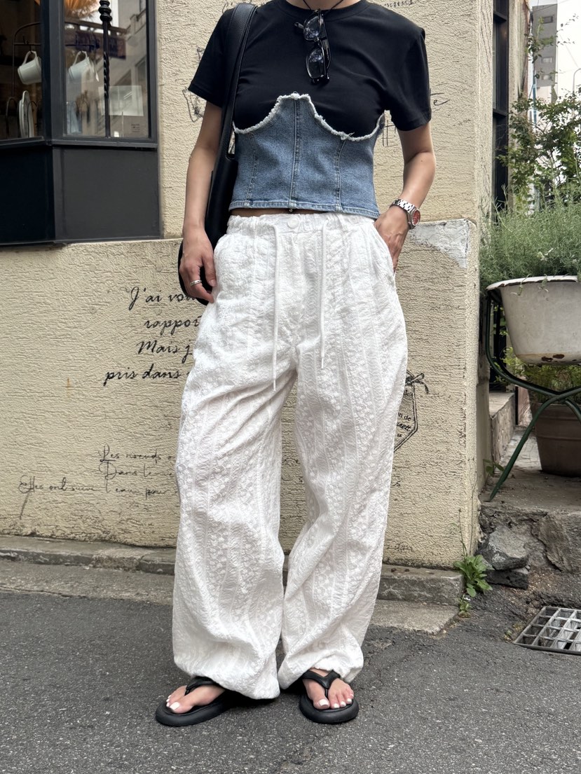SUNDER MARKET東大門㊣實拍女士新款熱賣真品休閑人氣休閑褲SUNDER MARKET休閑褲