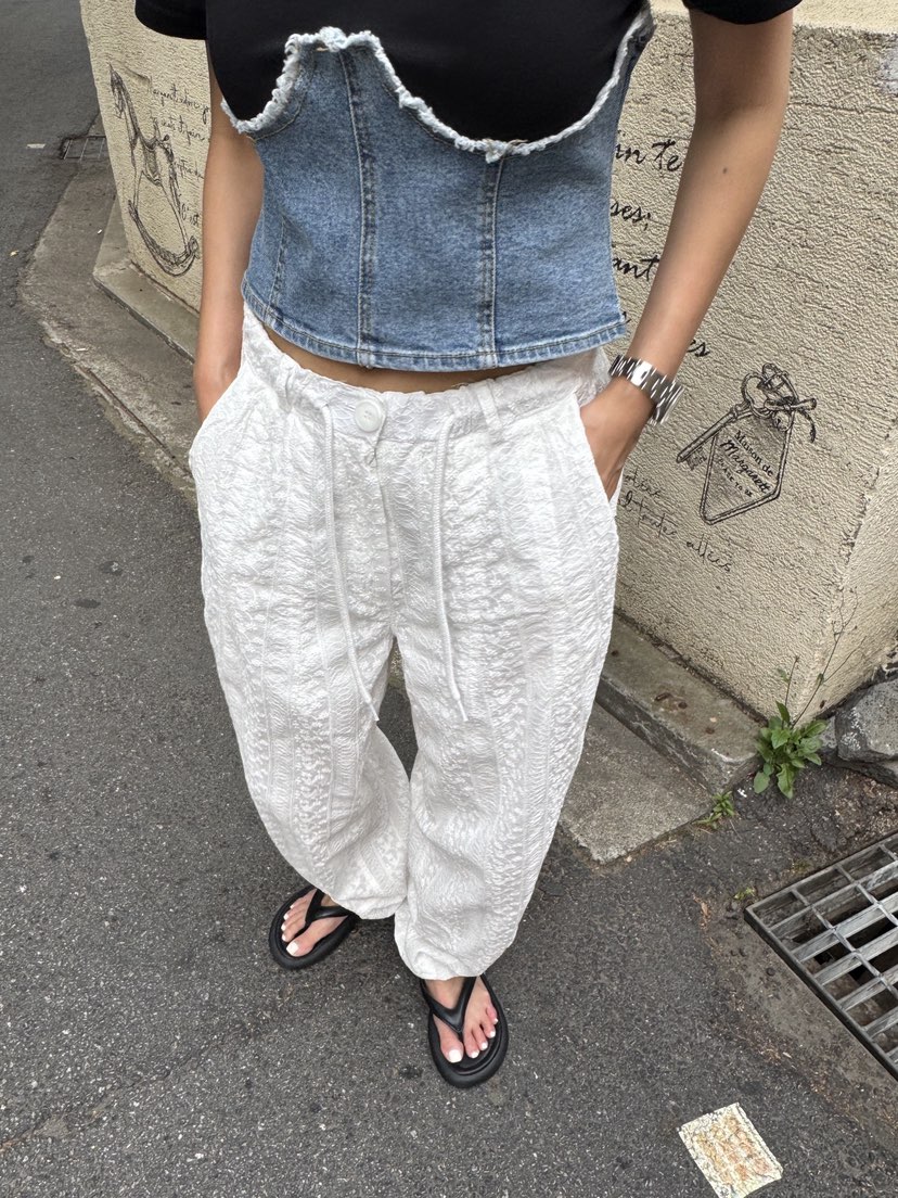 SUNDER MARKET東大門㊣實拍女士新款熱賣真品休閑人氣休閑褲SUNDER MARKET休閑褲