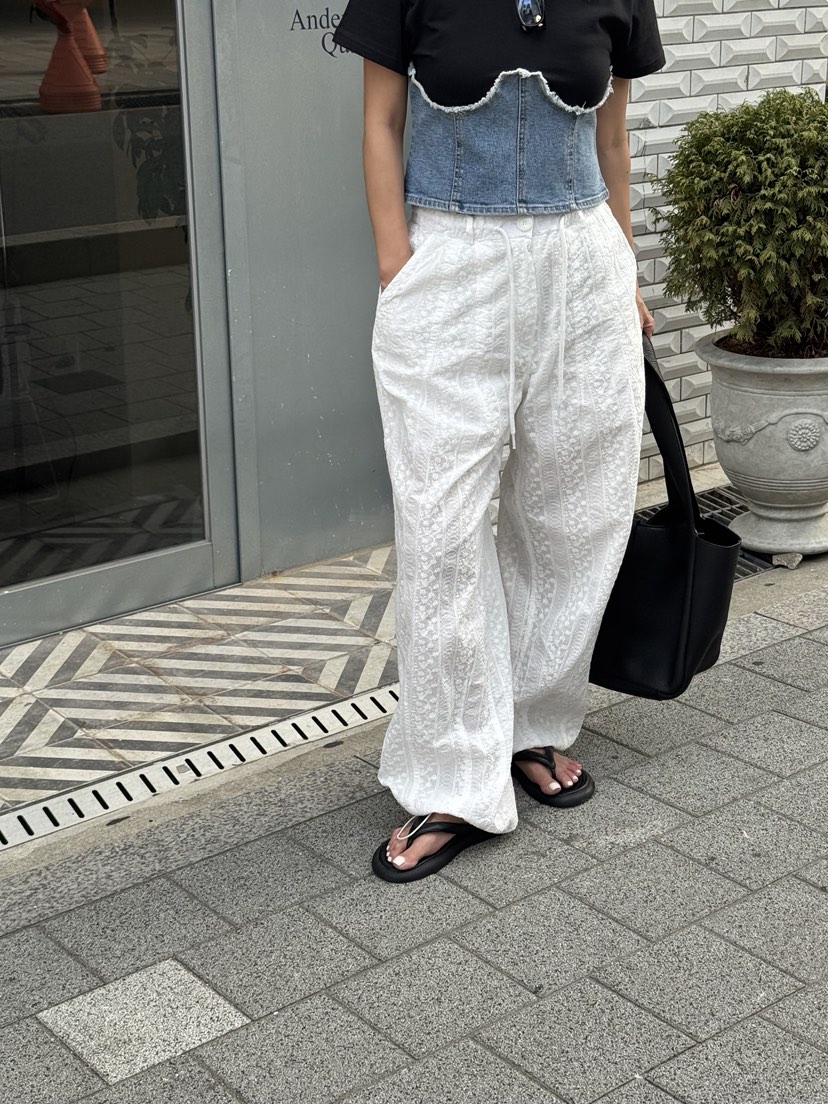 SUNDER MARKET東大門㊣實拍女士新款熱賣真品休閑人氣休閑褲SUNDER MARKET休閑褲