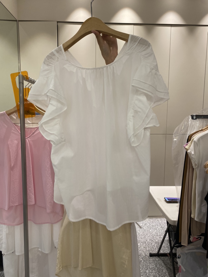 SOF東大門㊣代購女裝新品25春夏時尚職業人氣真品襯衫蕾絲衫SOF襯衫/蕾絲衫
