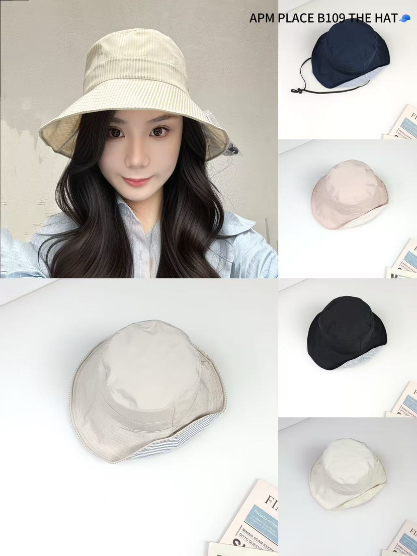 THE HAT-P韓國直郵㊣女裝新品職業人氣熱賣時尚休閑帽子雙面THE HAT帽子