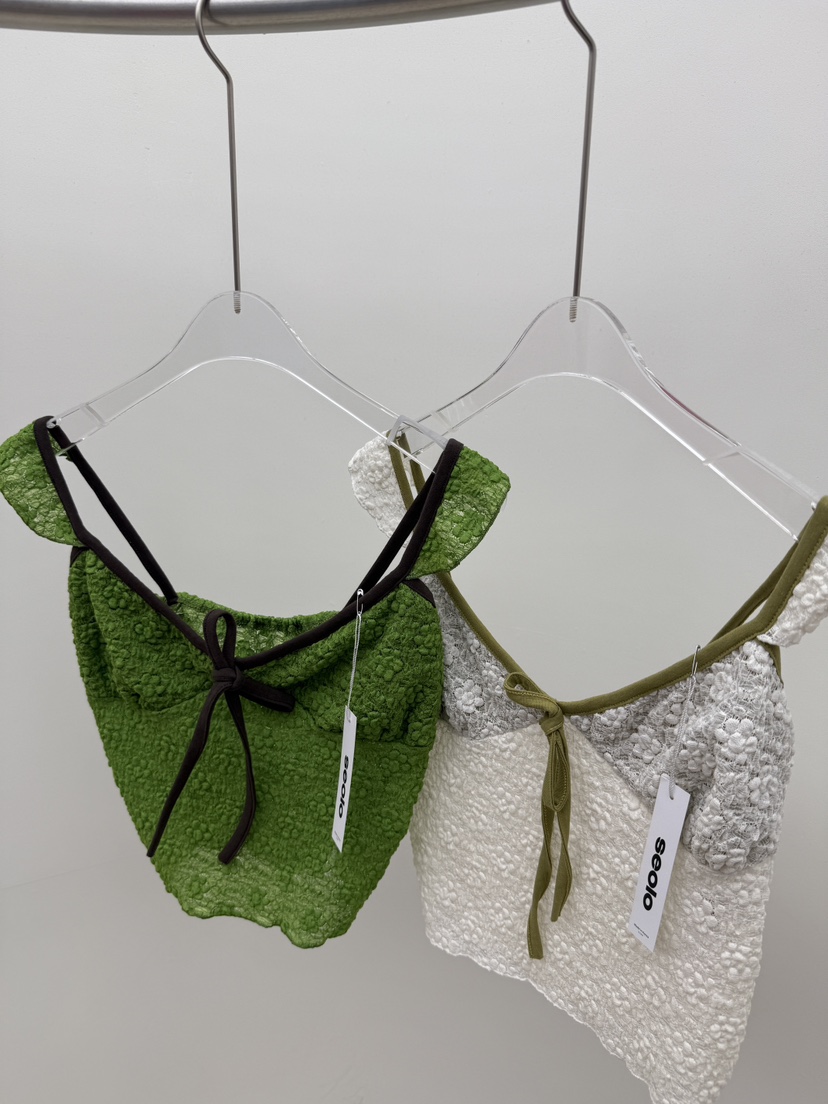 SEOLO韓國代購㊣女士新品人氣休閑真品職業時尚熱賣吊帶背心Seolo seoul吊帶/背心
