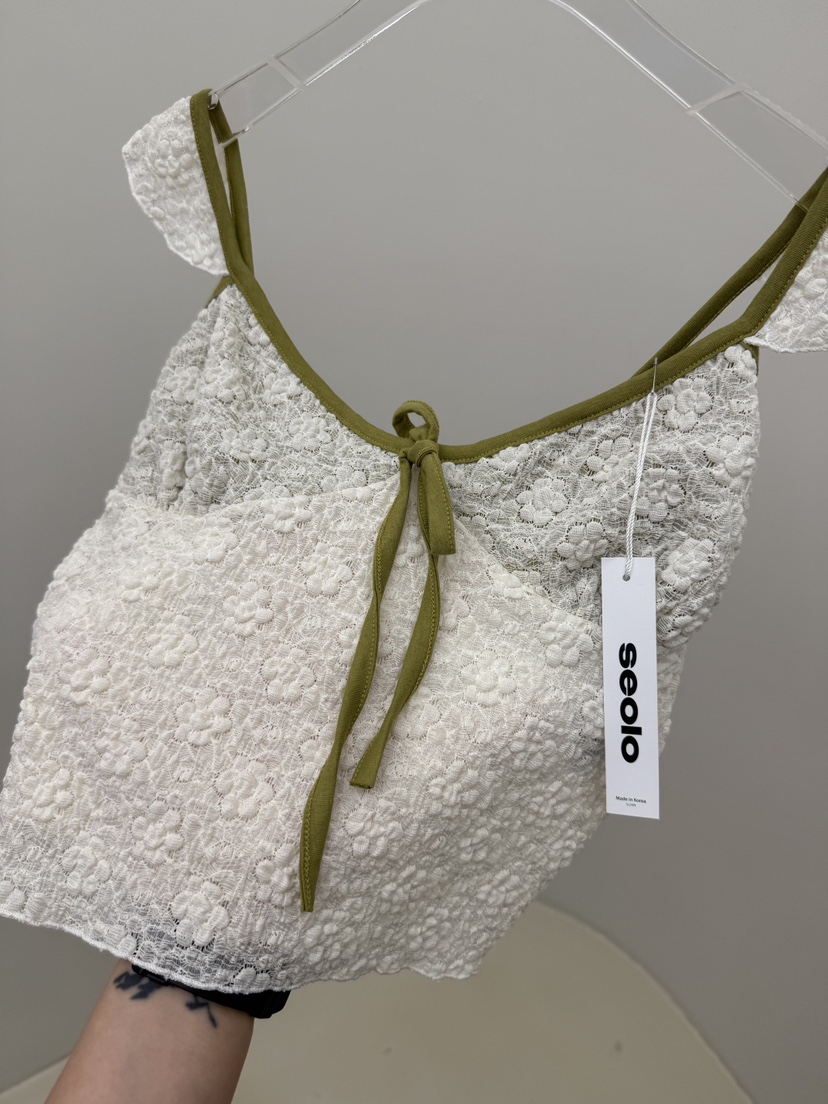 SEOLO韓國代購㊣女士新品人氣休閑真品職業時尚熱賣吊帶背心Seolo seoul吊帶/背心圖色2