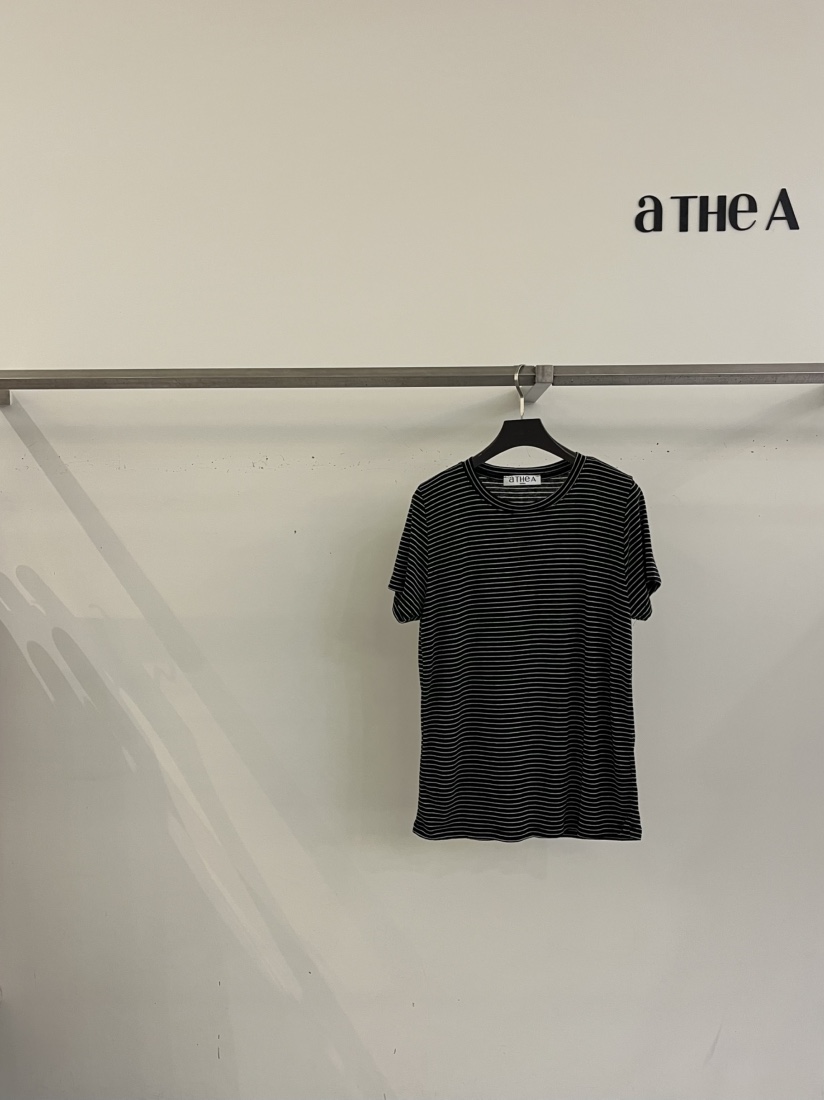 ATHEA韓國代購㊣女裝新品25春夏推薦熱賣時尚休閑真品職業T恤ATHEAT恤圖色2