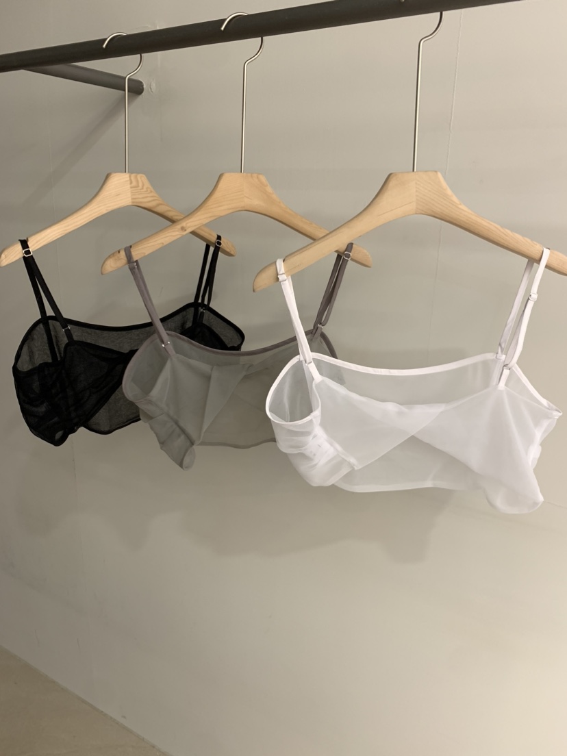 SPREAD東大門㊣代購女士新款25春夏休閑推薦吊帶背心網眼緊身SPREAD吊帶/背心