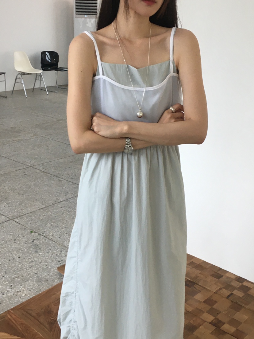 SPREAD東大門㊣代購女士新款25春夏休閑推薦吊帶背心網眼緊身SPREAD吊帶/背心