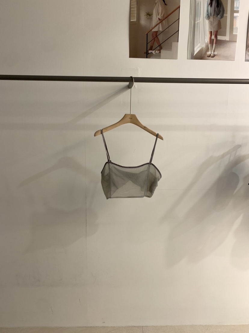 SPREAD東大門㊣代購女士新款25春夏休閑推薦吊帶背心網眼緊身SPREAD吊帶/背心圖色2
