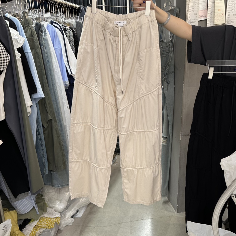 MOMAZU韓國直郵㊣女裝新品25春夏推薦時尚職業人氣熱賣休閑褲MOMAZU休閑褲圖色2
