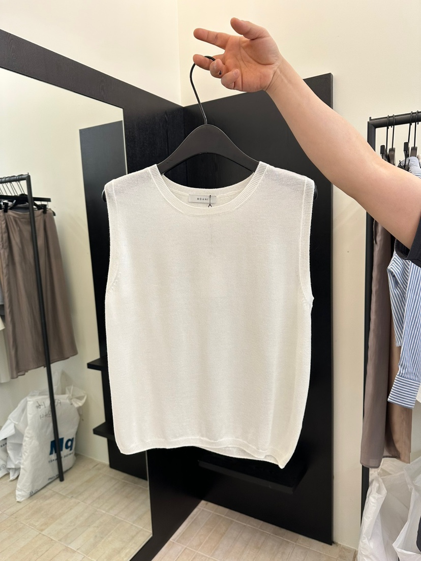 MOANI東大門㊣直郵女裝新品熱賣推薦真品25春夏吊帶背心絲綢MOANI吊帶/背心圖色3