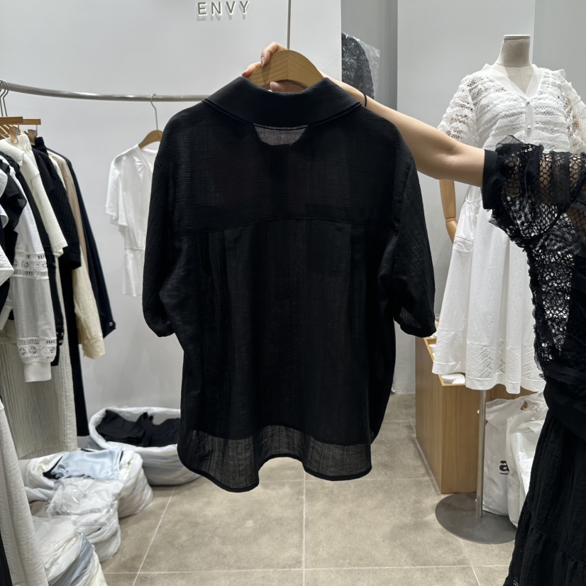 ENVY韓國直郵㊣女裝新品真品人氣推薦熱賣職業時尚襯衫蕾絲衫ENVY襯衫/蕾絲衫